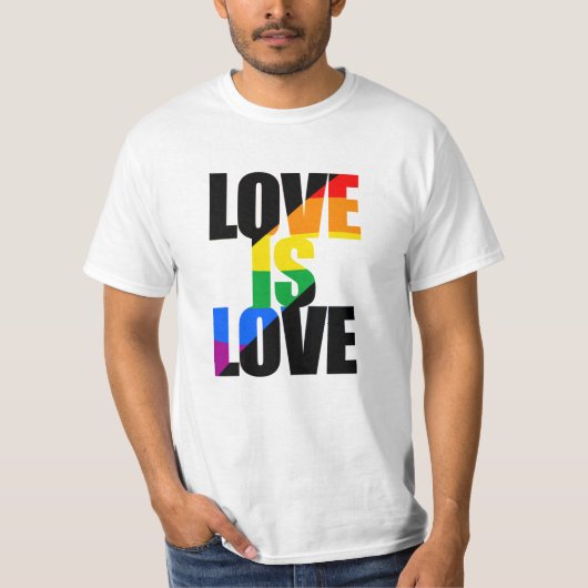 LIEFDE IS LIEFDE T-SHIRT (Voorkant)