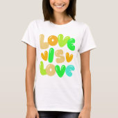 Liefde is liefde t-shirt (Voorkant)