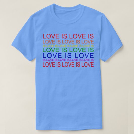 Liefde is liefde t-shirt (Design voorkant)