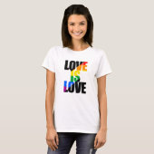 LIEFDE IS LIEFDE T-SHIRT (Voorkant volledig)