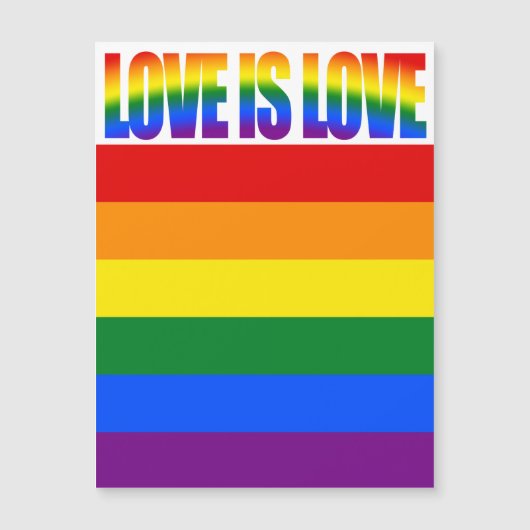 Liefde is Liefde Tekst Gay Pride LGBT Rainbow Flag (Voorkant)