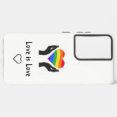 Liefde is Liefde Telefoon Case Samsung Galaxy Hoesje (Linkerkant)