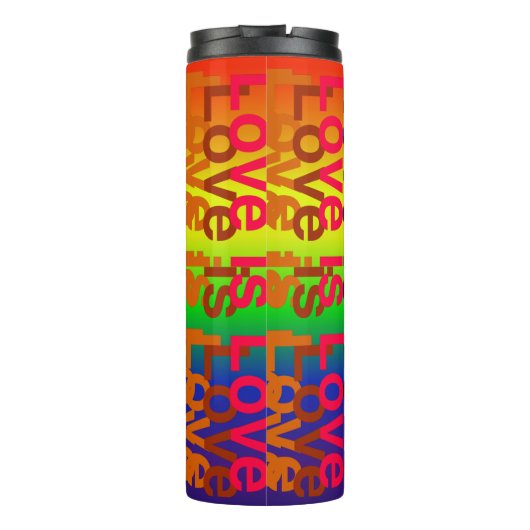 Liefde is liefde thermosbeker (Achterkant)