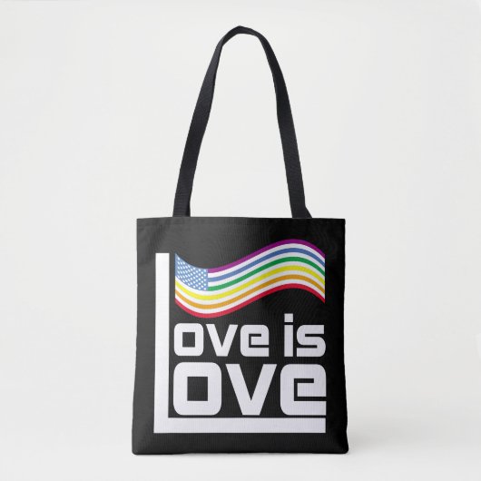 Liefde is liefde tote bag (Voorkant)