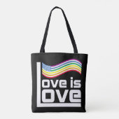Liefde is liefde tote bag (Achterkant)