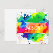 Liefde is liefde trots LGBTQIA+ Kaart (Voorkant / Achterkant)