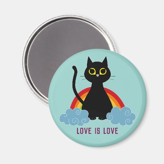 LIEFDE IS LIEFDE trots magneet (Voorkant / Achterkant)