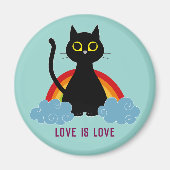 LIEFDE IS LIEFDE trots magneet (Voorkant)