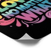 Liefde is liefde, wat Sticker ook is Poster (Hoek)