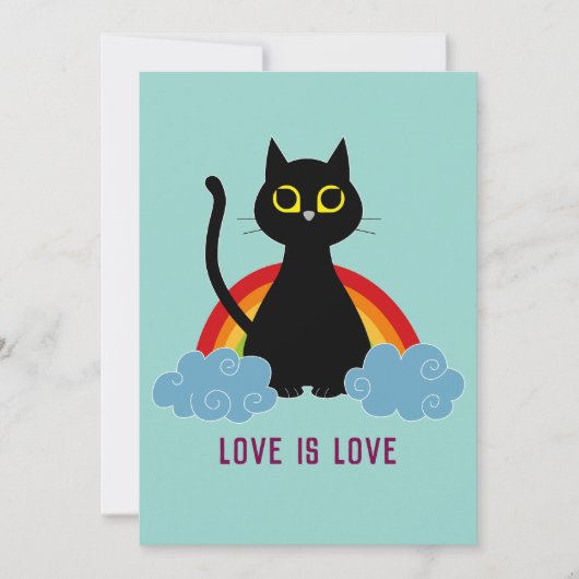 LIEFDE IS LIEFDE WENSKAART FEESTDAGENKAART (Voorkant)