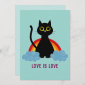 LIEFDE IS LIEFDE WENSKAART FEESTDAGENKAART (Voorkant / Achterkant)