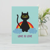 LIEFDE IS LIEFDE WENSKAART FEESTDAGENKAART (Staand voorkant)