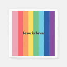 Liefde is liefde wijn cocktail servetten