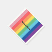 Liefde is liefde wijn cocktail servetten (Hoek)