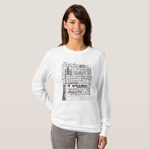 Liefde is liefde, woorden zijn belangrijk t-shirt