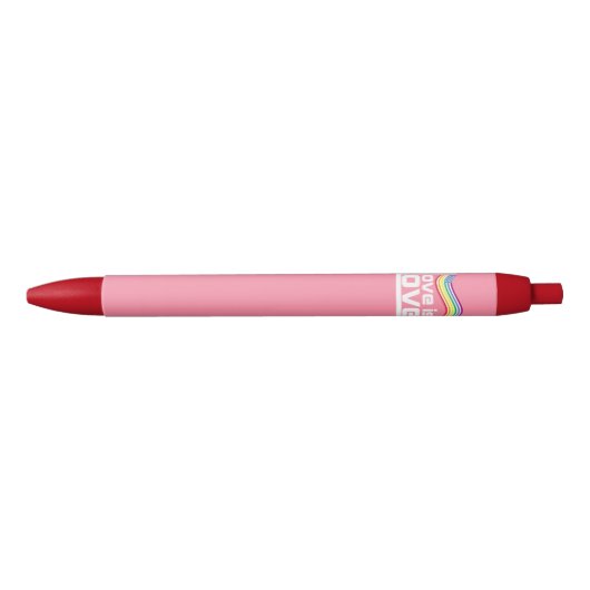 Liefde is liefde zwarte inkt pen (Voorkant)