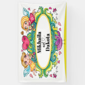 Liefde is liefdesbanner spandoek (Verticaal)