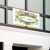 Liefde is liefdesbanner spandoek (Buitenkant Gebouw)