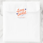 Liefde is lieve ouderwetse labels (Sinaasappel/bla (Tas)