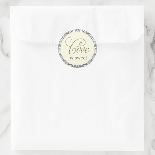 Liefde is lieve sticker (Tas)