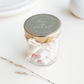 Liefde is lieve Sticker, gepersonaliseerde feestgu Ronde Sticker