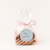 Liefde is lieve Sticker, gepersonaliseerde feestgu Ronde Sticker