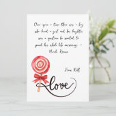 Liefde is lieve valentijn xoxo kaart (Staand voorkant)