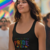 Liefde is Love-Pride 2024 LGBTQ Rainbow Pride Desi Tanktop
