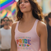 Liefde is Love-Pride 2024 LGBTQ Rainbow Pride Desi Tanktop