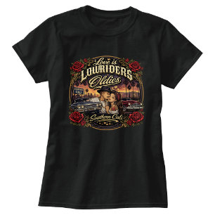 Liefde is Lowriders en oldies T-shirt