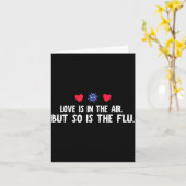 Liefde Is Lucht Dus Flu Valentijnsdag Kaart (Gele Bloem)