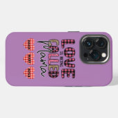 Liefde is Mama genoemd worden, aanpasbaar cadeau v iPhone Hoesje (Achterkant horizontaal)