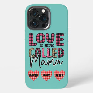 Liefde is Mama genoemd worden, aanpasbaar cadeau v iPhone 13 Pro Hoesje