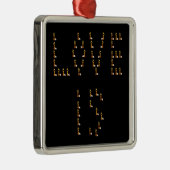 Liefde is metalen ornament (Rechts)