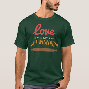 Liefde is mijn geheim ingrediënt, kneading Baki T-shirt