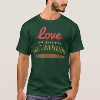 Liefde is mijn geheim ingrediënt, kneading Baki T-shirt