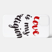 Liefde is mijn religie Case-Mate iPhone case (Achterkant (horizontaal))