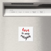 Liefde is mijn religie magneet (Insitu (Vaatwasser))