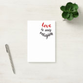 Liefde is mijn religie post-it® notes (Kantoor)