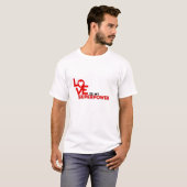 Liefde is mijn superkracht t-shirt (Voorkant volledig)