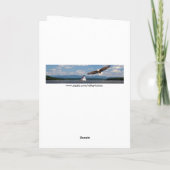 Liefde is mooie gieren gevouwen vakantie Kaart (Achterkant)