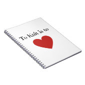 Liefde is naar Knit - Notitieboek (Rechterzijde)