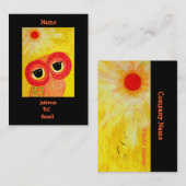 Liefde is net de zon visitekaartje (Voorkant / Achterkant)