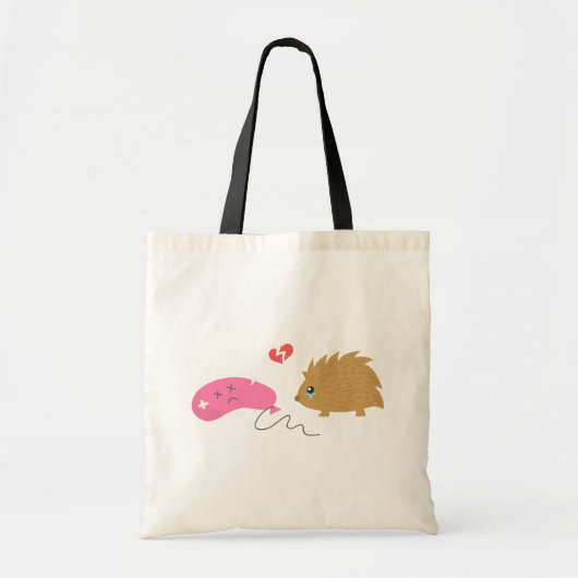 Liefde is niet bedoeld als een grappige egel. tote bag (Voorkant)