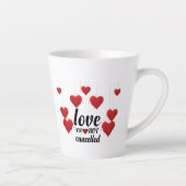 Liefde is niet geannuleerd latte mok (Rechts)