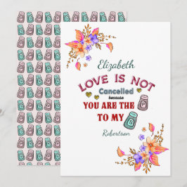 Liefde is niet geannuleerd Mijn peper jouw zout op Kaart