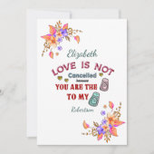 Liefde is niet geannuleerd Mijn pepper Uw Zout Aan Kaart (Voorkant)