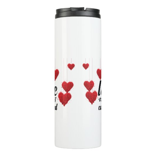 Liefde is niet geannuleerd thermosbeker (Achterkant)