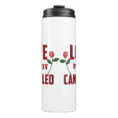 Liefde is niet geannuleerd thermosbeker (Voorkant)