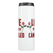 Liefde is niet geannuleerd thermosbeker (Achterkant)